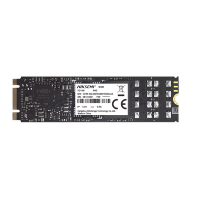 SSD M.2 para Videovigilancia Móvil / 512 GB / Alto Performance / Uso 24/7 / Resistente en Alta Temperaturas | HS-SSD-V310N/512G