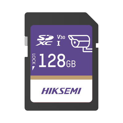 Memoria SD Clase 10 de 128 GB / Especializada Para Videovigilancia | HS-SD-P10/128G/GUARDPRO