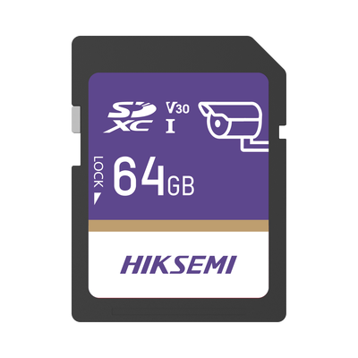 Memoria SD Clase 10 de 64 GB / Especializada Para Videovigilancia | HS-SD-P10/64G/GUARDPRO
