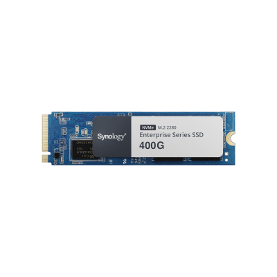 SSD 400 GB NVMe M.2 Serie Enterprise | SSD 400 GB | Alto Rendimiento Hasta 660000 IOPS Lectura | Resistencia Hasta 2900 TBW | Protección de Datos Integral | Análisis de Vida Útil | Diseñada para Sistemas Synology. | SNV5420-400G