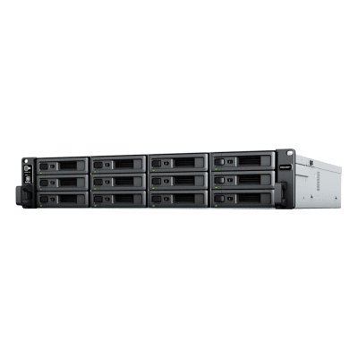 Servidor de Almacenamiento RackStation RS2423RP+ | 12 Bahías | 2U | Hasta 432 TB | Conectividad 10GbE | RAID Soportado | Fuentes de Alimentación Duales | Intercambio en Caliente | Compatibilidad con VMware y Hyper-V. | RS2423RP+