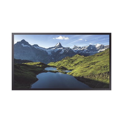 Pantalla Profesional LED 55" para Exterior con Vidrio Templado de Protección 5T, Full HD (1080p), HDMI/HDBaseT (LAN), Brillo 3500 cd/m2. Compatible VESA | OH55AS