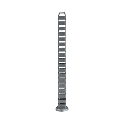 Organizador de Cables Vertical Articulado, Ideal para Llevar los Cables del Piso a Mesa o a la Cubierta del Escritorio de Manera Segura | ORG-VERT