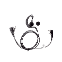 Micrófono - audífono de gancho ajustable al oído con conector de dos pines para KENWOOD Y TXPRO | TXEHK