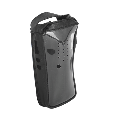 Funda Reforzada de Piel con visor frontal transparente en TK-2202, TK-2212, TK-2302, TK-2402, NX-240, TKD-240. | FSMTK-2202T