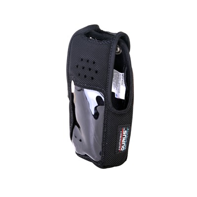 Funda de Nylon, clip metálico /cinto, capuchón con broches /botones y visor frontal para NX-410K2 y NX-411K2. | 2806-BC