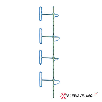 Antena Base VHF, de 4 Dipolos, rango de frecuencia 138 - 174 MHz. | ANT-150D6-9