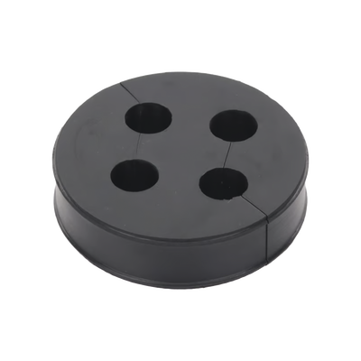 Inserto de Caucho de 4" Con Cuatro Orificios para Cable de 3/8 in | CI438