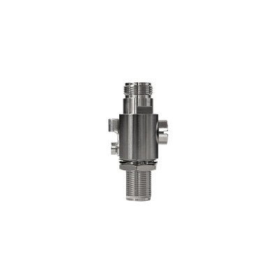 Protector Contra Descargas Eléctricas / Rango de Frecuencia de DC a 5.8 GHz / Impedancia 50Ω / Protección Bidireccional / Tubo de Descarga de Gas 90V Reemplazable / Conectores N hembra | 850-050