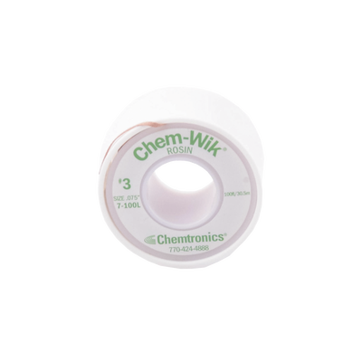 Rollo de Desoldar Chemtronics, 100 ft, 30 mts, 0.075 inches. | 237-SO-086