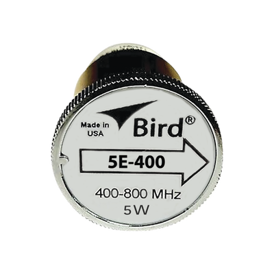 Elemento de 5 Watt en Línea 7/8" para Wattmetro BIRD 43 en Rango de Frecuencia de 400 a 800 MHz. | 5E-400