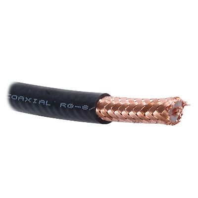 ( Venta x Metro ) Cable con Blindaje de Malla Trenzada de Cobre 97%, Aislamiento de Polietileno Espumado. | RG-8U-SYS