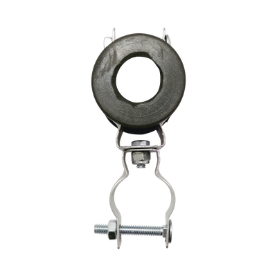 Aislador Bajada Pararrayos / Dieléctrico / Separación 6-7 cm / Cable 250 MCM / Herrajes 3/4-1 1/4 in / Torres STZ | LP-AISLADOR-UNI