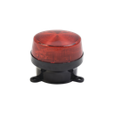 Mini estrobo color Rojo con montaje de pestaña. | SF-STRR