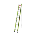 Escalera de Extensión de Aluminio + Fibra de Vidrio Hasta 7.31 m. !La Más Liviana del Mundo! (No. Parte: 18724) | HYPERLITE-24-IA