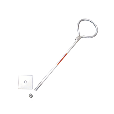 Ancla de Losa o Pared de 75 cm. de 12 cm diámetro de argolla Galvanizada por Inmersión en Caliente. | SAR-45G