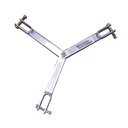 Brida para sujeción de retenida compatible con tramos STZ90G, Galvanizado por Inmersión en Caliente. | SJB-90G