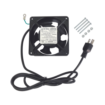 Ventilador 110 Vca de 12 x 12 cm con Cable y Clavija | LP-VENT-BASIC