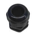 Conector Plástico Negro Tipo Glándula para Rosca NPT 3/4" | TXG-PG-34NBK