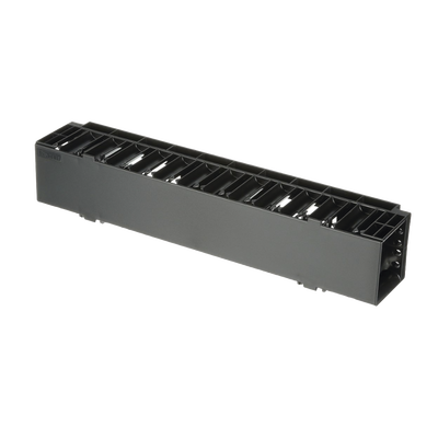 Organizador de Cables Horizontal NetManager, Sencillo (Solo Frontal), Para Rack de 19in, 2UR | NCMHF2