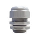 Conector Plástico Blanco Tipo Glándula para Rosca NPT 1" | TXG-PG-100N
