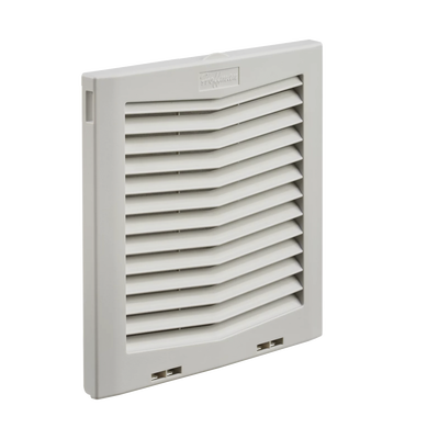 Rejilla de Escape Para Ventilador con Filtro HG, Protección IP54, Compatible con Ventiladores HF10 de 10 in, De Plástico, Color Gris Claro | HG1000404