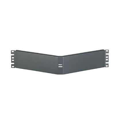 Tapa Ciega Para Rack Estándar de 19in, Angulado, de Acero, 2UR, Color Negro | CPAF2BLY