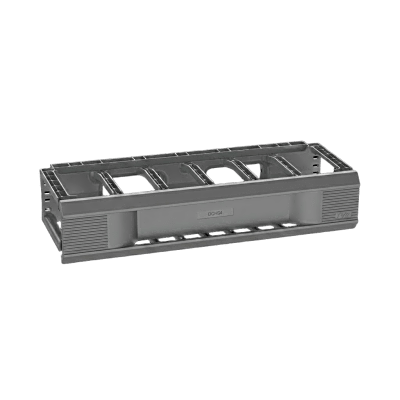 Organizador de Cables Horizontal CableTek, Sencillo (Solo Frontal), Para Rack de 19in, 2 UR | DCHS2