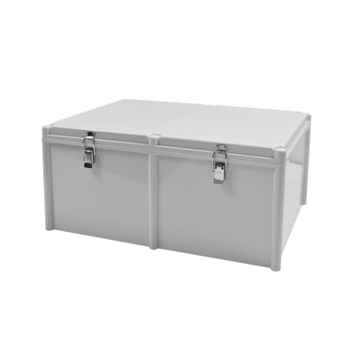 Gabinete Plástico para Exterior (IP65) de 560 X 380 x 265 mm Cierre por broche. | TXG-02-35JK