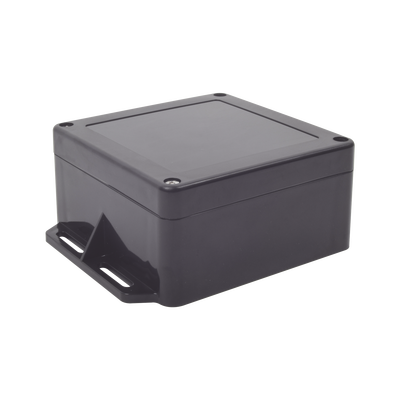 Gabinete Plástico Negro para Exterior (IP65) de 120 x 120 x 60 mm Cierre por Tornillos. | TXG-0152-BK