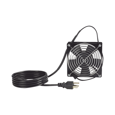 Ventilador para Instalación en Gabinete PanZone WME3BL, WME6BL, y WME9BL, de 115 Vca, y Cable de Corriente de 1.8M | PZAEFAN