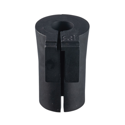 Pasacable Grommet de Entrada de Cable Terminado, Sencillo y Pequeño, 0.24"-0.28", Color Negro. Paquete de 12 Piezas | CEG-06X1