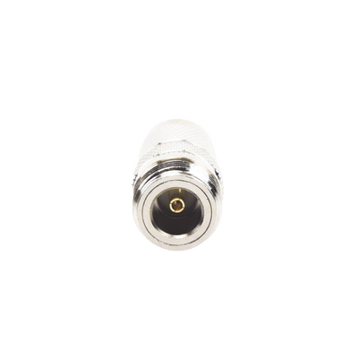 Adaptador en Línea de Conector TNC Macho a N Hembra, Níquel/ Oro/ Teflón. | RFT-1234