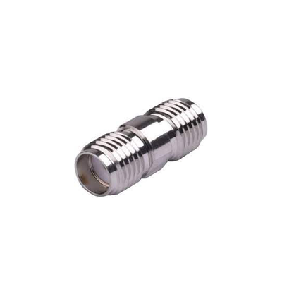 Adaptador en Línea tipo Barril, de Conector SMA Hembra a SMA Hembra, Níquel/ Oro/ Teflón. | RSA-3404