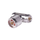 Adaptador en T, de Conector N Macho a Doble N Hembra, Plata/ Oro/ Teflón. | RFN-1010-1