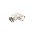 Adaptador en Ángulo Recto, de Conector UHF Macho (PL-259) a UHF Hembra (SO-239), Níquel/ Oro/ Delrin. | RFU-532