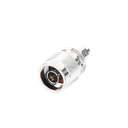 Adaptador en Línea, de Conector SMA Macho Inverso a N Macho, Níquel/ Oro/ Teflón. | RP-3453