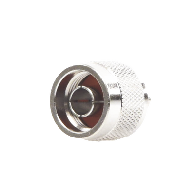 Conector N Macho de Anillo Plegable para Cables Coaxiales LP-142, LP-195, RG-58/U, RG-142/U, LMR-195, Níquel/ Oro/ Teflón.â€‹ | RFN-1005-2N