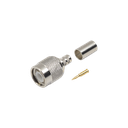 Conector TNC Macho de Anillo Plegable para Cables RG-58/U, RG-142/U, LMR-195, Níquel/ Oro/ Teflón. | RFT-1202-2T