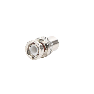 Conector BNC Macho de Rosca para Cable LP-142, RG-58/U, RG-142/U, Níquel, Oro, Delrin. . | RFB-1100-2