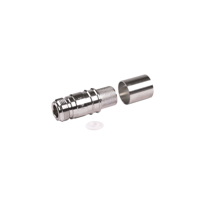 Conector N Hembra Plegable con Pin Cautivo para cable LMR600, LP600 | EZ-600-NF-X