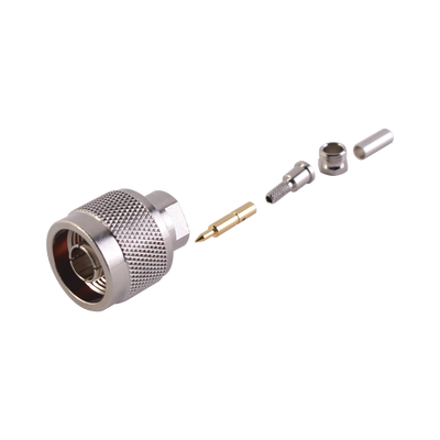Conector N Macho de anillo plegable para cable RG-174/U, BELDEN 8216. | RFN-1005-B-03