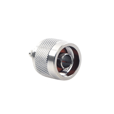 Conector N Macho Coaxial de Anillo Plegable para Cable RG-142/U, Niquel/ Oro/ Teflón. | RFN-1005-C1