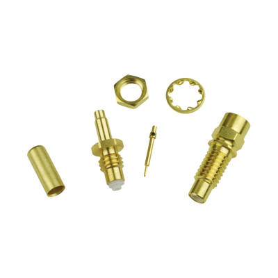 Conector Jack SMC de Anillo Plegable para Cable RG-316 y Montaje en Chasis. | 90F2590