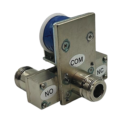 Relevador Coaxial para Antena SPDT, 10-14 Vcc (12 Vcc Nom.), 160 mA, 250 Watt a 1 GHz. | CX-520D