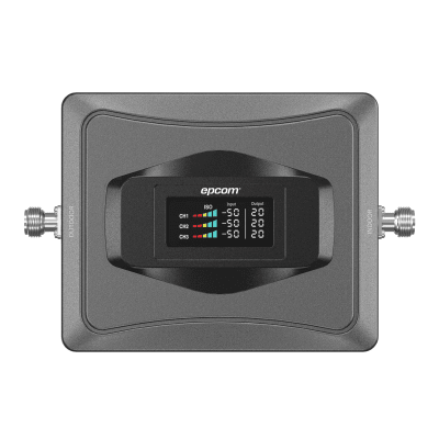 Amplificador de Señal Celular 4G / Mejora las llamadas convencionales y VoLTE / Soporta los datos de las tecnologías 2G, 3G y 4G de TELCEL, AT&T y MOVISTAR / Cubre hasta 1000 m2. | EP-TB-4G-V3SA