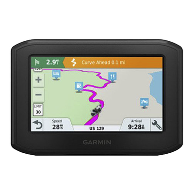 Navegador para Motocicleta Zūmo / Pantalla 4.3" Resistente / Ruteo Aventurero / Alertas para Motociclistas / Control de Música / Llamadas Manos Libres / Tráfico y Clima en Tiempo Real / Notificaciones Inteligentes / Compatible con Trip | 10-02019-00
