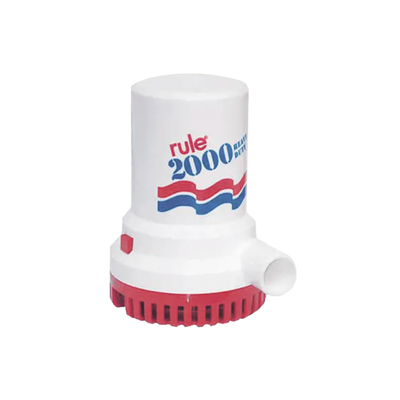 Bomba sumergible de achique de 2000 galones por hora a 12 Volts de corriente directa. | 10