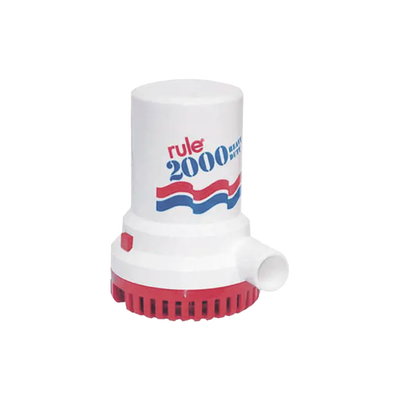 Bomba sumergible de achique de 2000 galones por hora a 24 Volts de corriente directa. | 12