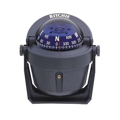 Brújula serie Sport en color gris, con iluminación nocturna color verde. | B-51G